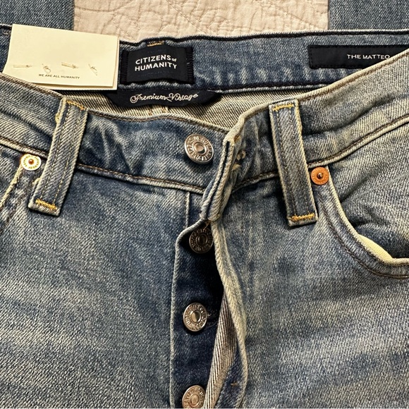 Citizens Of Humanity NWT The Matteo Relaxed Taper Archive Comfort Stretch 28 - Picture 7 of 15